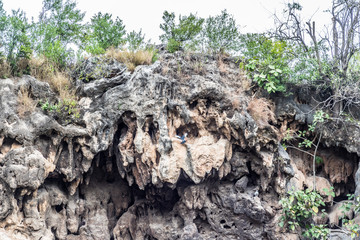 Old cave rocks
