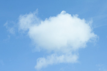 Naklejka na ściany i meble Blue sky and white cloud.