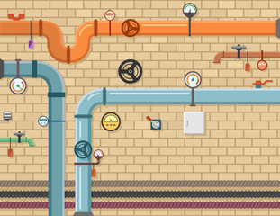 pipeline plumbing background