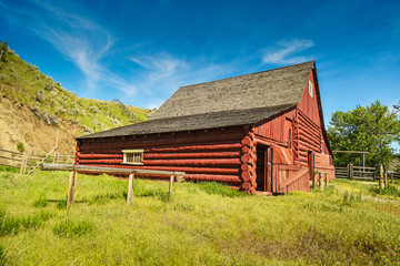 Old red barn