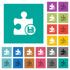 Save plugin square flat multi colored icons