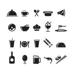 icon food and drink, vector