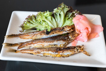 grilled shishamo