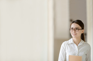 Asian Young Businesswoman at office