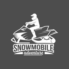 snowmobile sport badge
