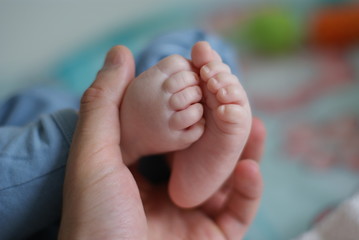 Baby feet newborn baby  family  детские ножки