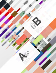 Colorful stripes abstract background