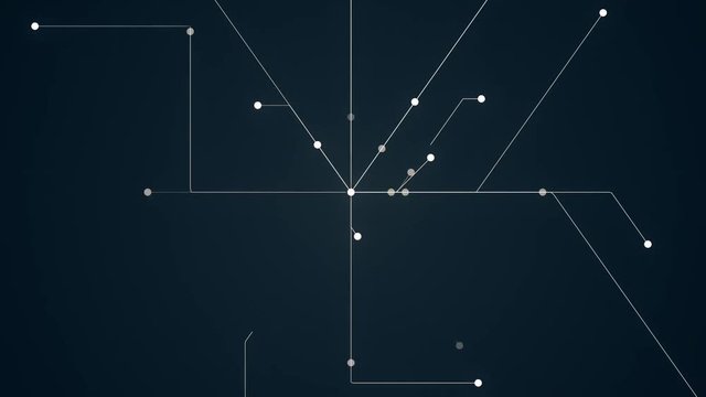 Abstract Network Background. This is abstract technological animation of futuristic grid. Perfect for any type of videos dealing with scientific festivals,  hi-tech projects, sci-fi movies.
