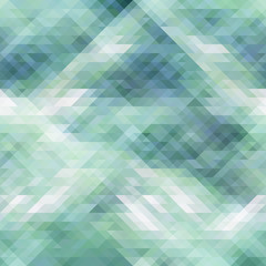 Green Polygonal Mosaic Background