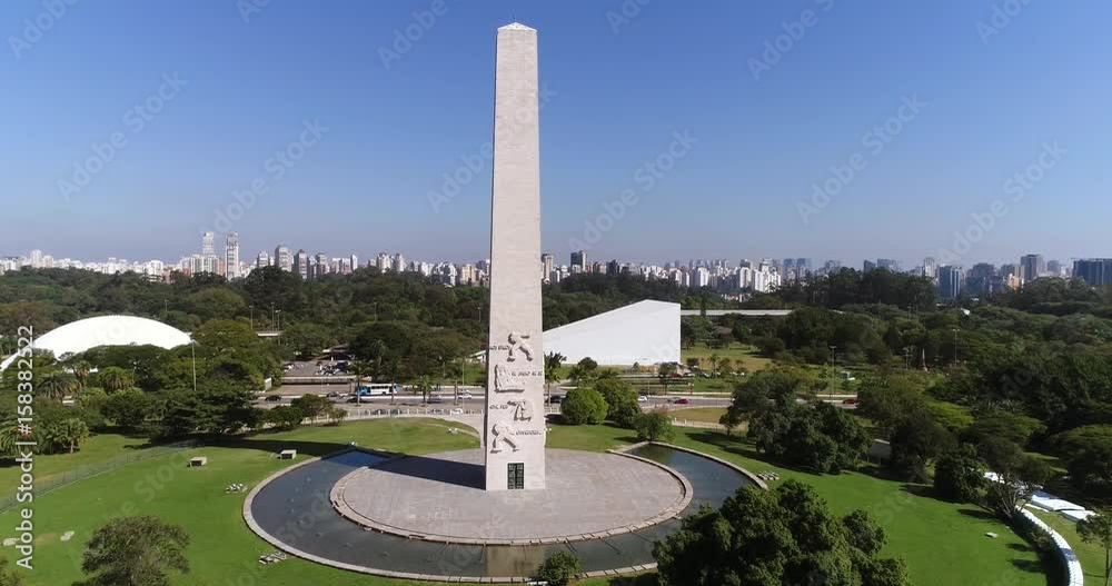 Wall mural Aerial View of Ibirapuera in Sao Paulo, Brazil