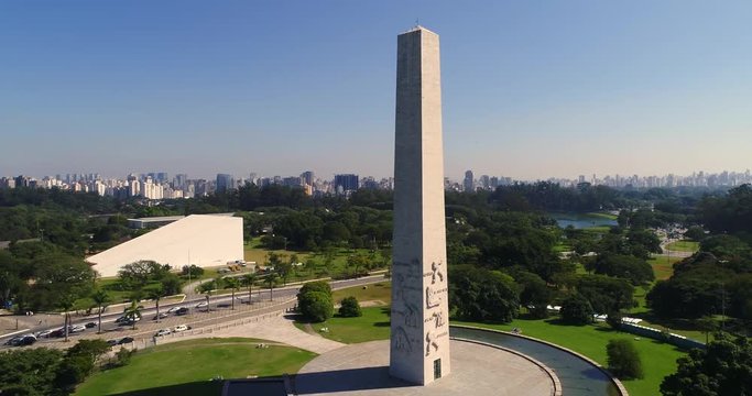 Aerial View of Ibirapuera in Sao Paulo, Brazil