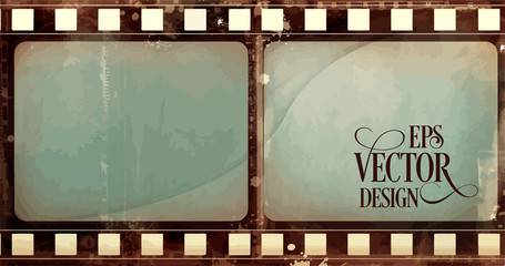 Grunge Vector Frame . Large Distressed Texture . Decorative Vintage Weathered Border. Great Grunge Background Or Retro Design Decor Element.