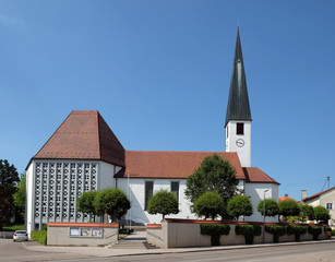 Fototapeta na wymiar St. Andreas in Eitensheim