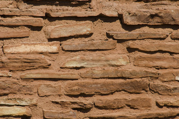 Brick and Mortar at Abo Ruins of Salinas Pueblo Missions National Monument