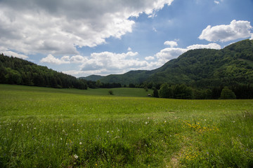 Fackovske sedlo under the mountain of Klak, Mala Fatra, Slovakia