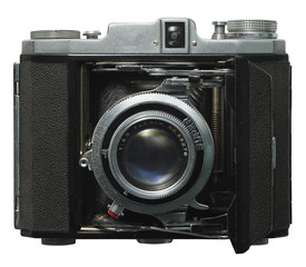 old camera with a clip-path
