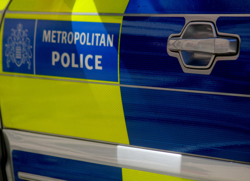 British Police Car London England