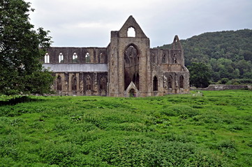 Fototapeta na wymiar Tintern Abbey