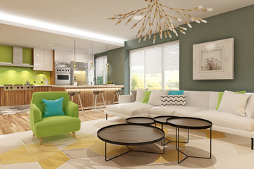 Modern house interior
