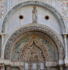 Detail des Markusdomes in Venedig