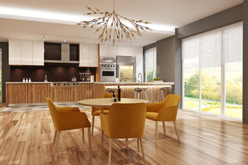Modern house interior
