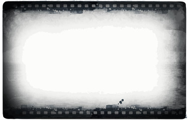 Grunge Vector Frame . Large Distressed Texture . Decorative Vintage Weathered Border. Great Grunge Background Or Retro Design Decor Element.