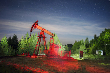 Ukrainian oil rocking in the Carpathians