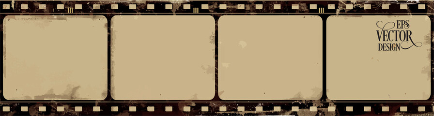 Grunge Vector Frame . Large Distressed Texture . Decorative Vintage Weathered Border. Great Grunge Background Or Retro Design Decor Element.