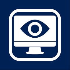 Spy eye icon - Illustration