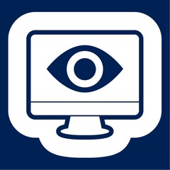 Spy eye icon - Illustration