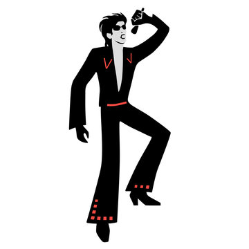 recommend clip art: Singer man