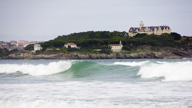 Bah&iacute;a de Santander vista desde Somo