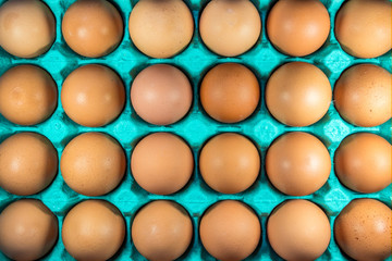 Fundo com ovos de galinha.