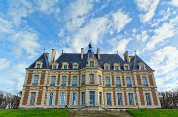 Fototapeta na wymiar Chateau de Sceaux – the palace in Sceaux in the southern suburbs of Paris, France.