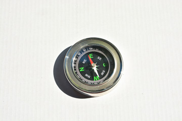 Compass on a white background.