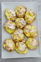 choux  à la crème pâtissière,fait maison