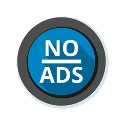 No ADS Adware sign illustration