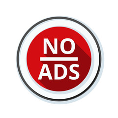 No ADS Adware sign illustration