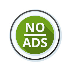 No ADS Adware sign illustration