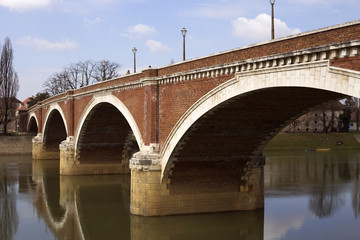 Old bridge in Sisak, Croatia