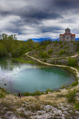 Fototapeta na wymiar Cetina river spring