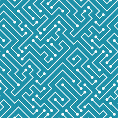 abstract geometric electric circuit cyberpunk pattern background