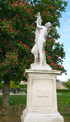 Obraz premium Decoration of Tuileries garden in Paris, France