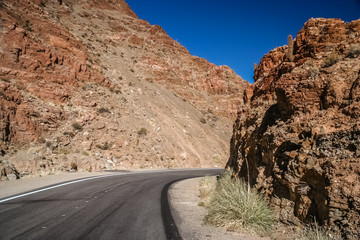 Empty road in Argentina