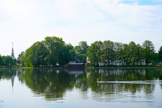 A walk along the Netta River in Augustow, Poland.