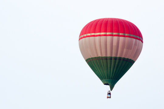 Hot Air Balloon Flying Over Putrajaya, Malaysia