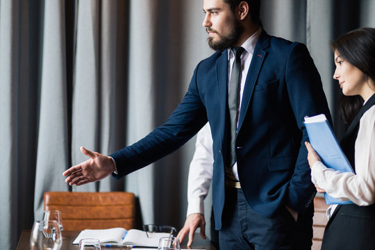 Business handshake - Powered by Adobe