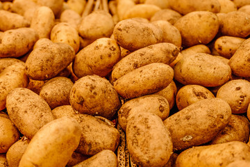 Potatoes background