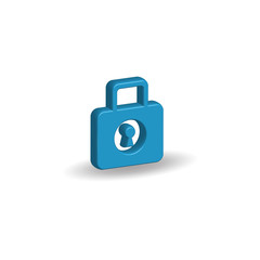 3d icon lock