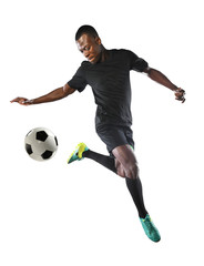 African American Soccer Player